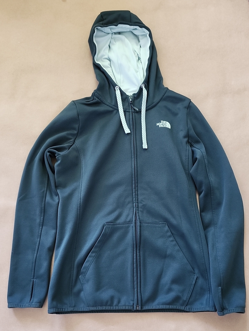 The North Face Green Full-Zip Hoodie- Great Condition!